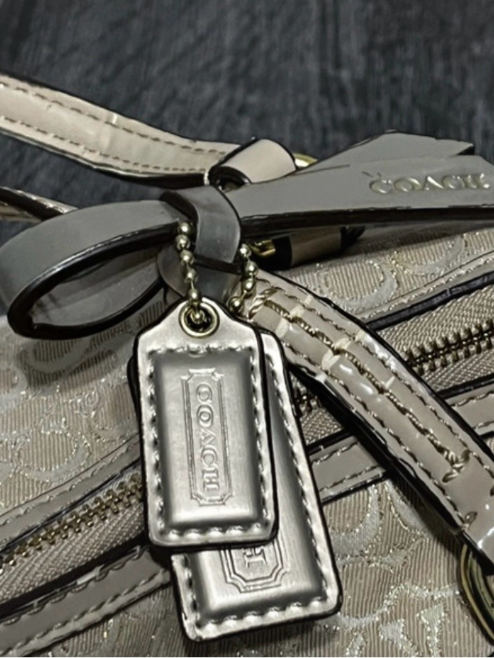 Coach Signature Purse - Picture 3 of 7